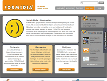 Tablet Screenshot of formedia.nl