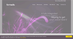 Desktop Screenshot of formedia.co.uk